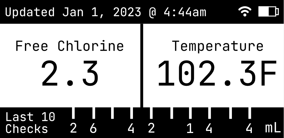 Auto Chlorinator™ interface